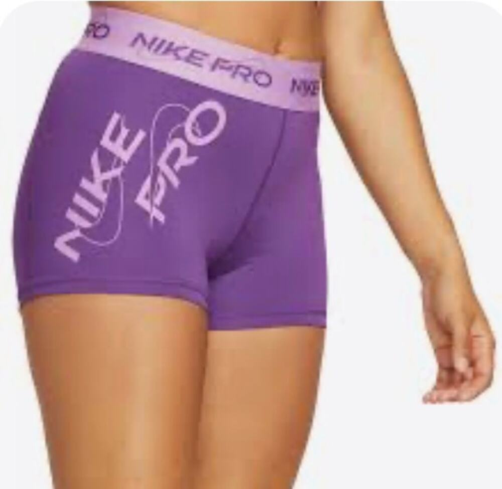 Nike Pro Dri-FIT Women's Mid Graphic Training Shorts Medium
